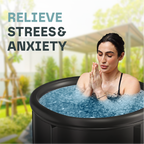 Snooze Therapy 3-in-1 Portable Ice Bath Pod 420L for Cold Water Recovery
