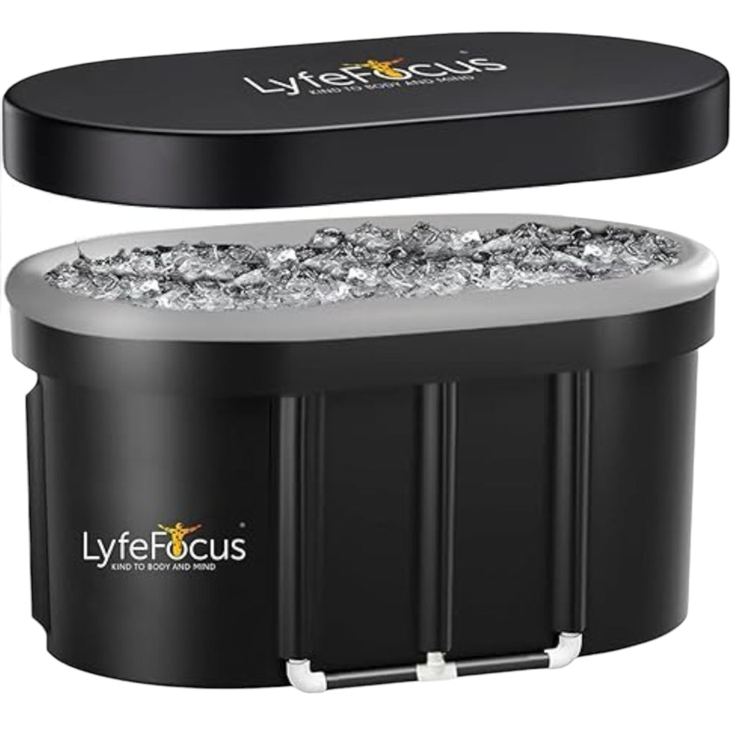 LyfeFocus Portable Ice Bath Tub – White Top