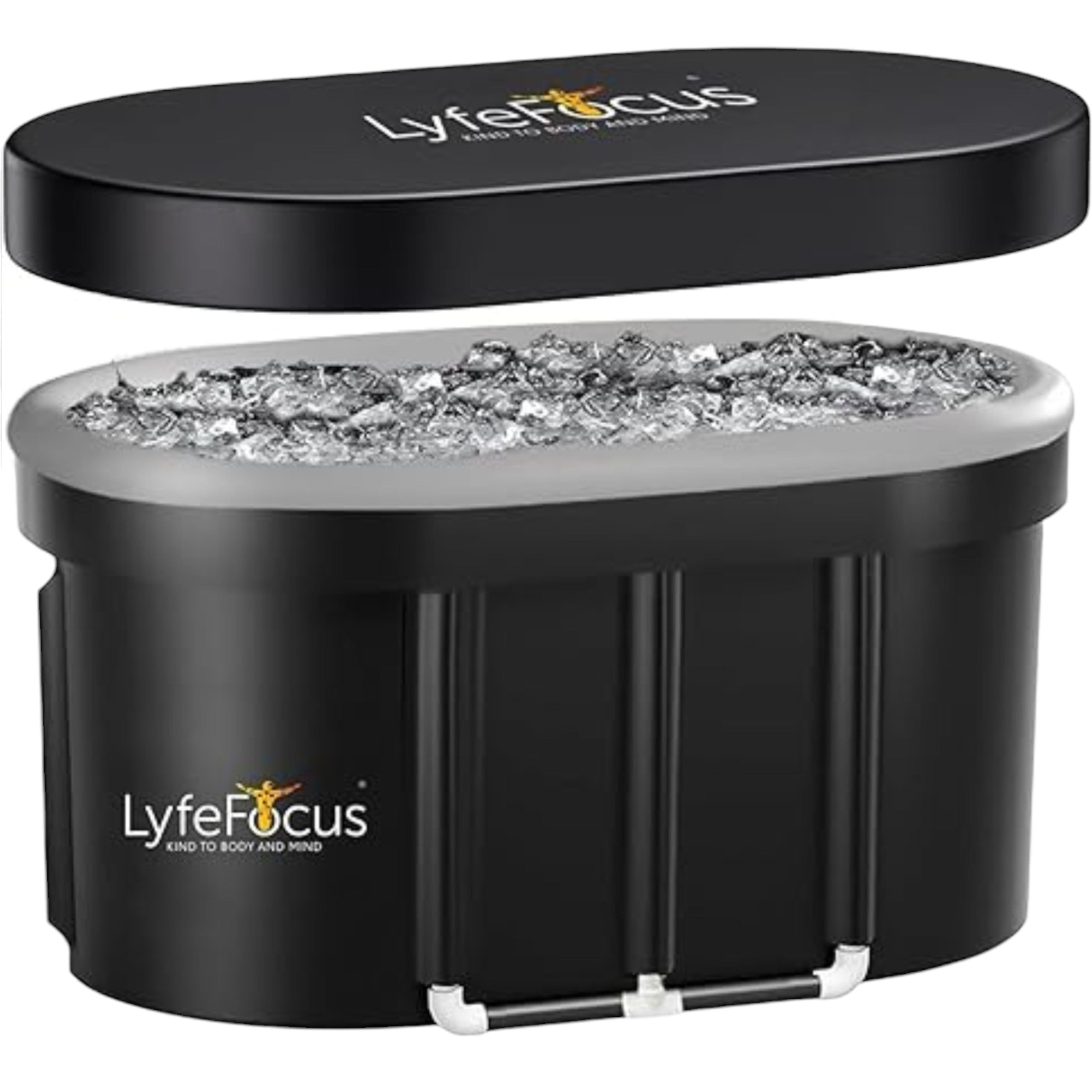 LyfeFocus Portable Ice Bath Tub – White Top
