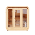 KOVE Cube Sauna – 3–4 Person Premium Outdoor Sauna with 6kW Heater
