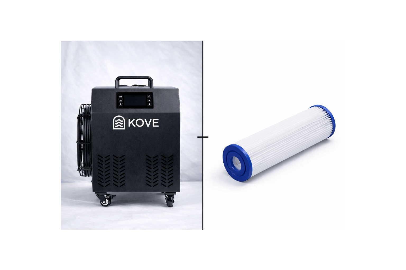 KOVE Elite Ice Bath 20 Micron Filter Cartridges – Pack of 5 Replacement Filters