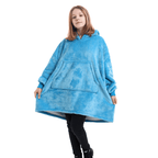 Snooze Therapy Oversized Plush Blanket Hoodie for Ultimate Comfort & Warmth