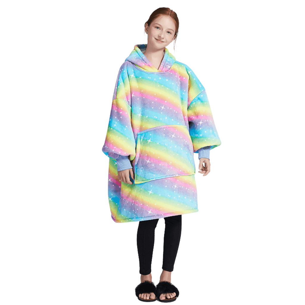 Snooze Therapy Oversized Plush Blanket Hoodie for Ultimate Comfort & Warmth