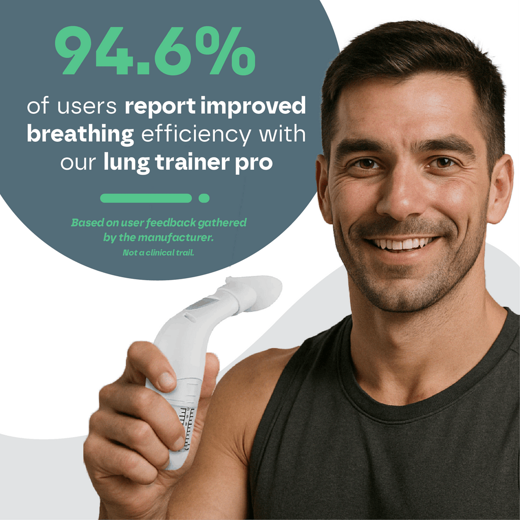 Snooze Therapy Lung Trainer Pro - Respiratory Muscle & Lung Capacity Exerciser
