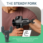 Snooze Therapy Universal Massage Gun Head Attachments for Muscle Recovery & Relief