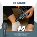 Snooze Therapy Universal Massage Gun Head Attachments for Muscle Recovery & Relief