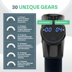 Massage Gun Pro with 30 Speed Levels for Deep Tissue Recovery