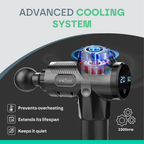 Massage Gun Pro with 30 Speed Levels for Deep Tissue Recovery
