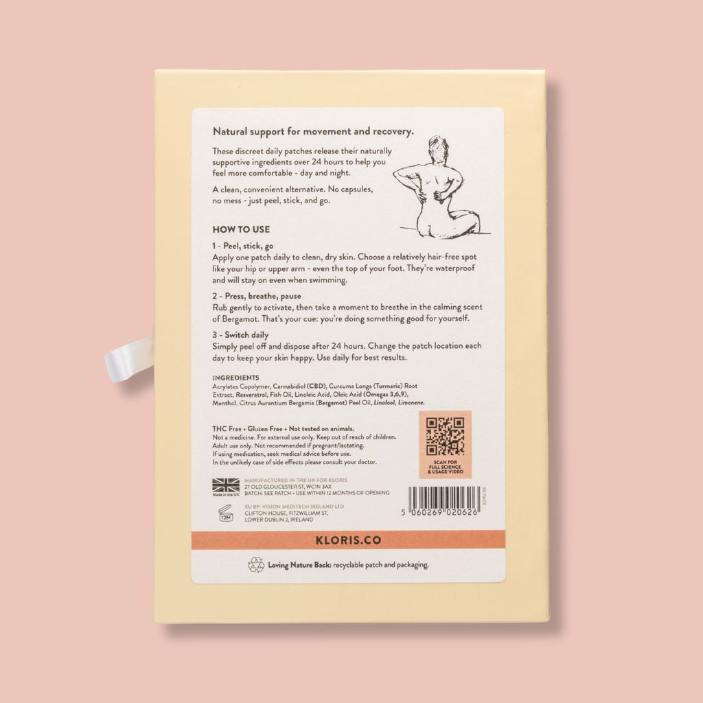 Kloris CBD Patches for Muscle & Joint Pain Relief