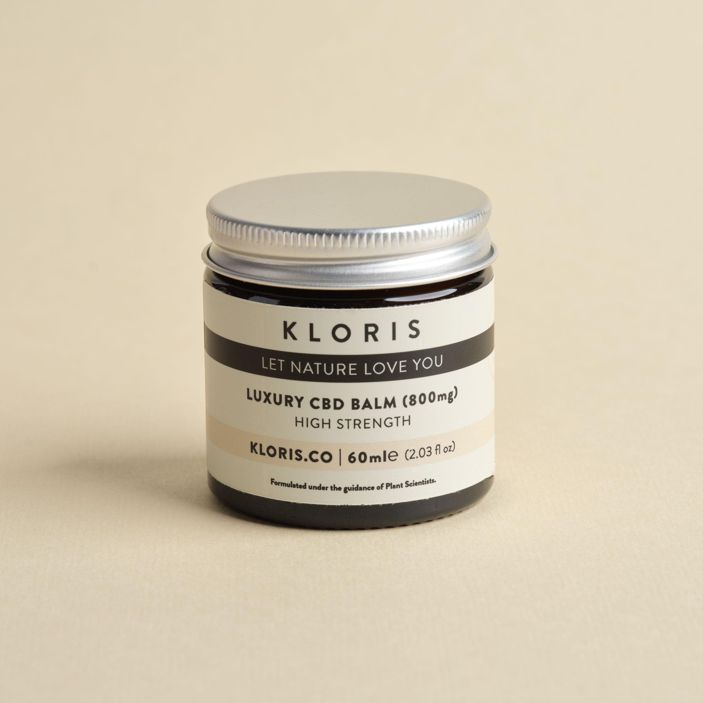 Kloris High Strength CBD Balm for Muscle Relief