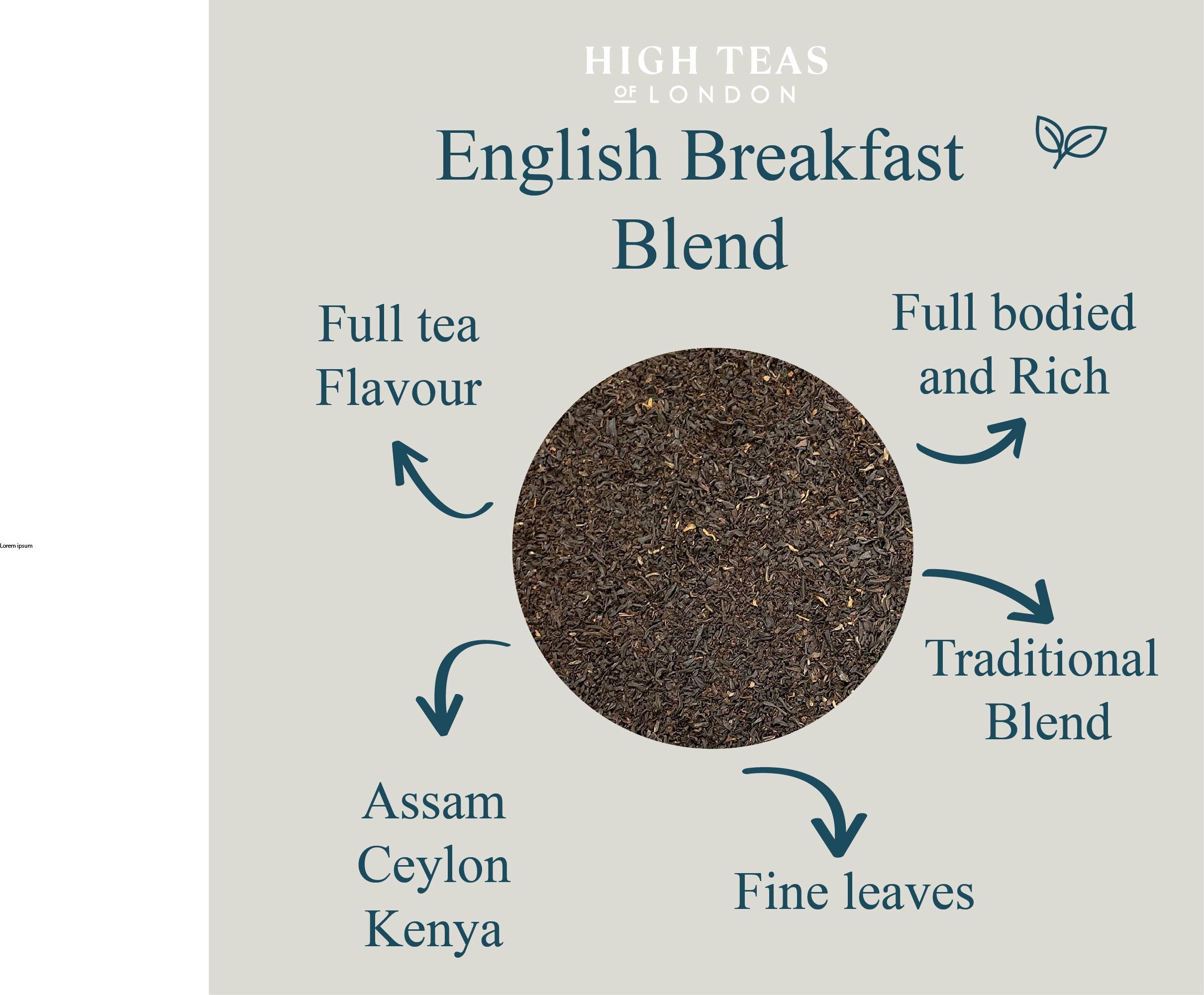 English Breakfast No.6 Medium Leaf Loose Leaf Tea