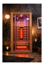 KOVE Full Spectrum Infrared Sauna – Luxury 1 Person Home Sauna