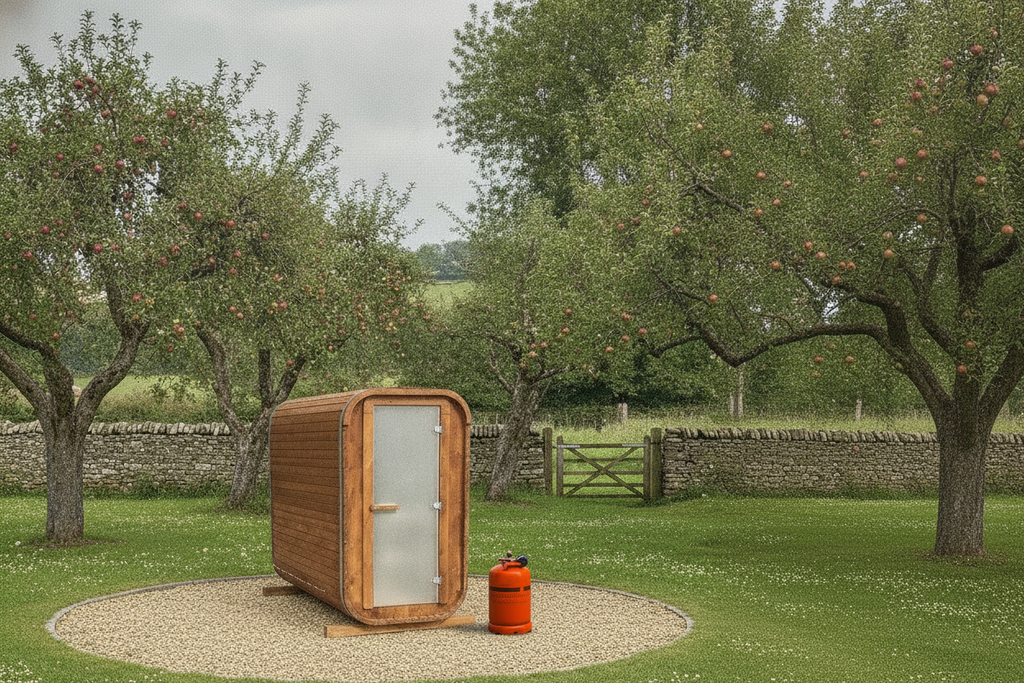 Steam & Oak Sauna Pod 2.4m (Electric & Gas option)_1