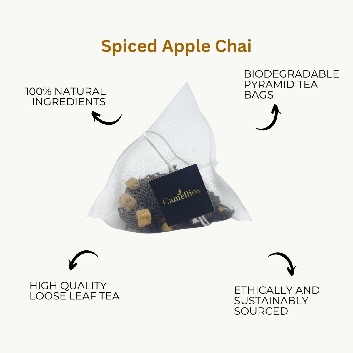 Camellios Spiced Apple Chai Loose Leaf Tea Blend