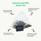 Camellios Jasmine & Mint Green Loose Leaf Tea