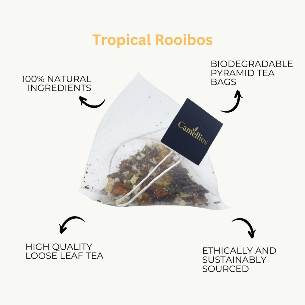 Camellios Tropical Rooibos Herbal Loose Leaf Tea