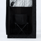 KOVE Portable Infrared Sauna Tent – 1 Person Home Infrared Sauna with Red Light Therapy