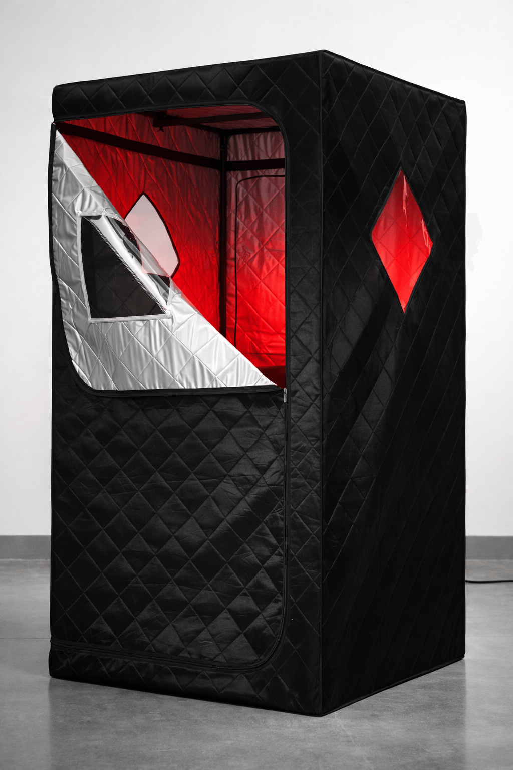 KOVE Portable Infrared Sauna Tent – 1 Person Home Infrared Sauna with Red Light Therapy