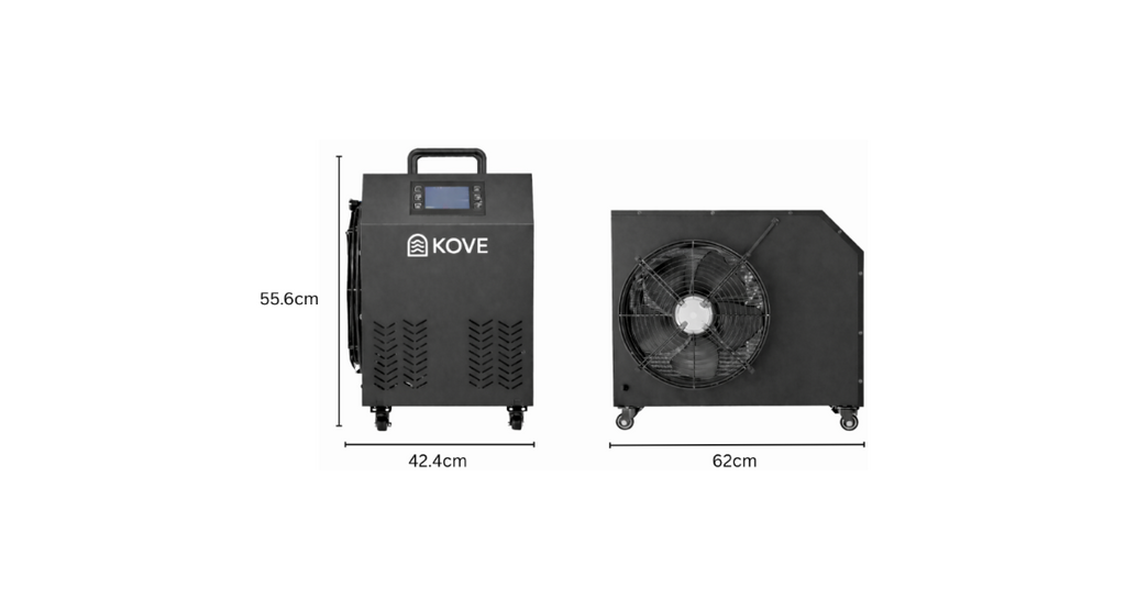 KOVE Elite Ice Bath Chiller 1.0HP – Smart Heat & Cool Chiller with App Control