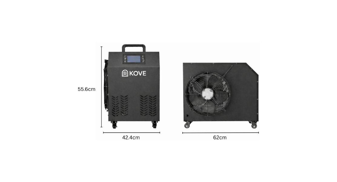 KOVE Elite Ice Bath Chiller 1.0HP – Smart Heat & Cool Chiller with App Control