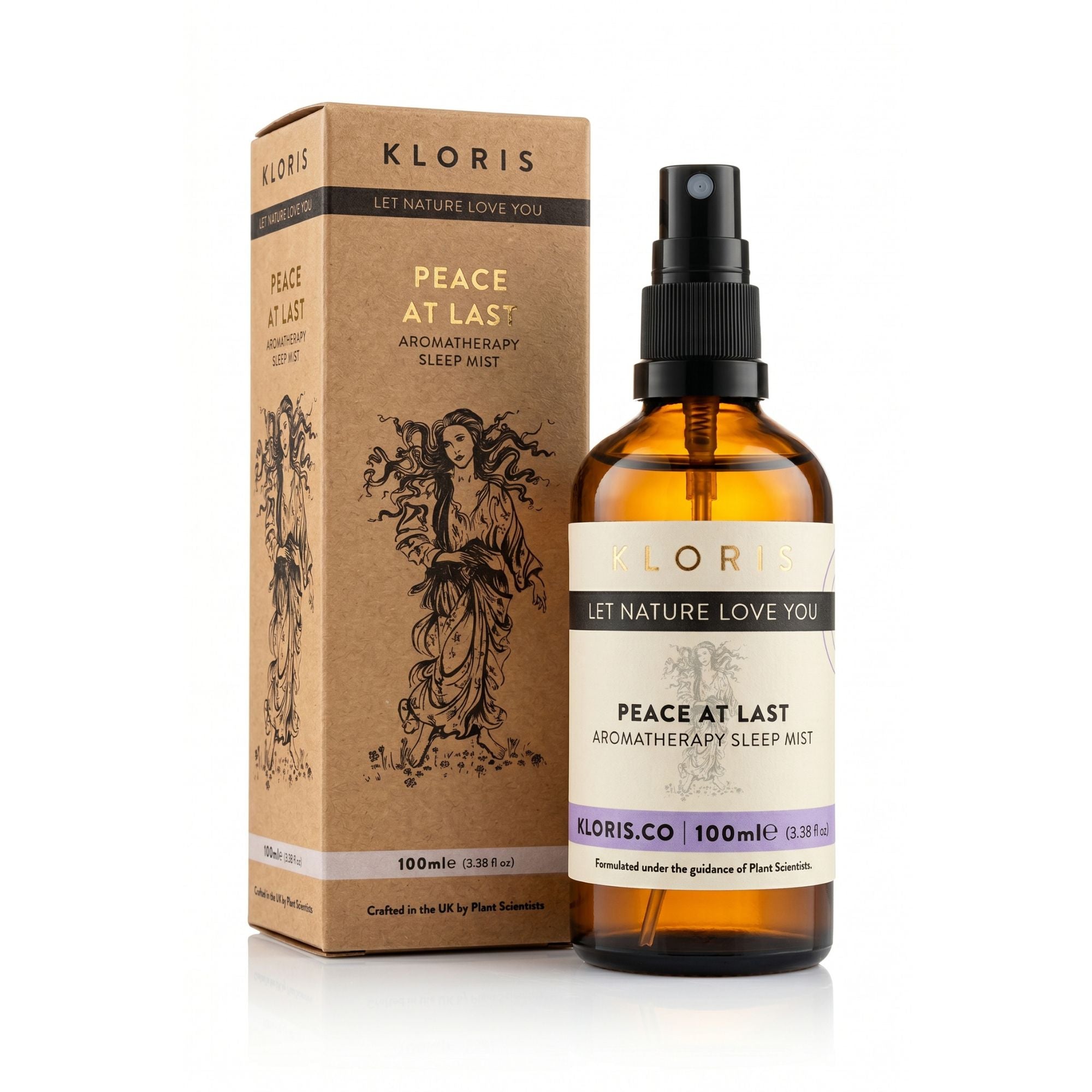 Kloris Aromatherapy Sleep Mist for Deep Relaxation - Peace At Last