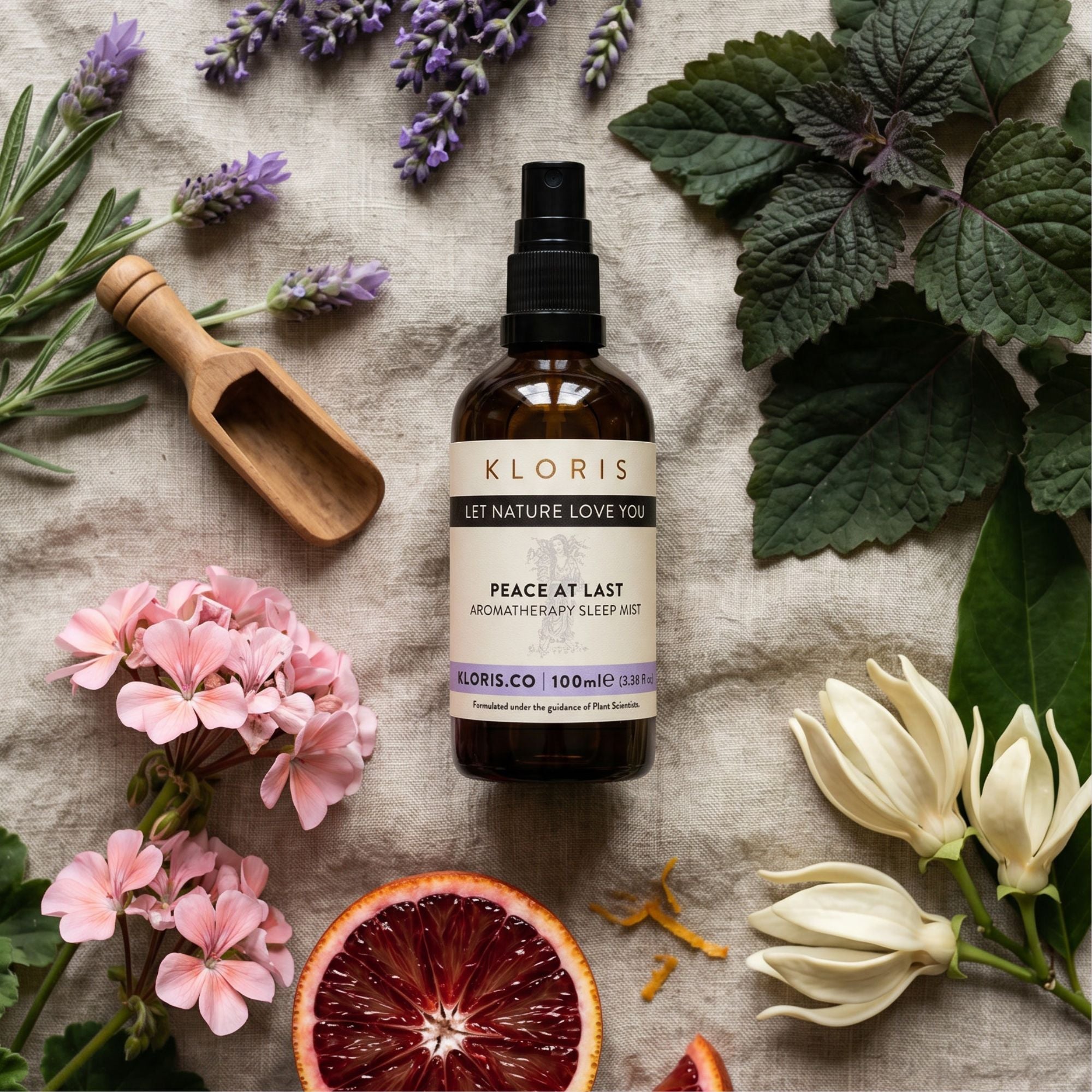 Kloris Aromatherapy Sleep Mist for Deep Relaxation - Peace At Last
