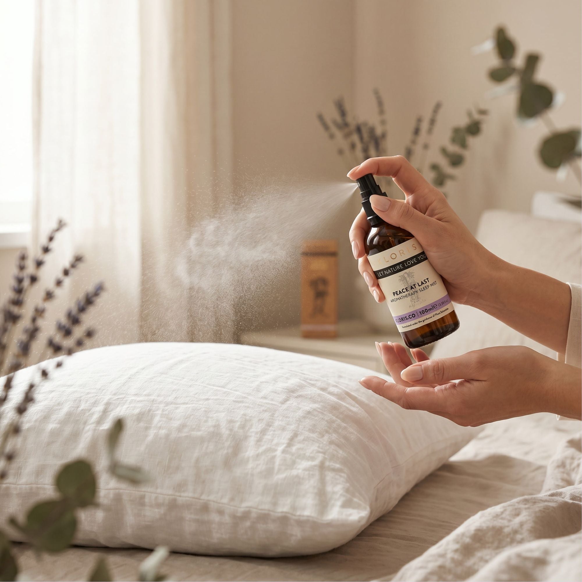 Kloris Aromatherapy Sleep Mist for Deep Relaxation - Peace At Last