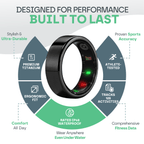 Snooze Therapy Smart Ring for Sleep Tracking & Health Monitoring