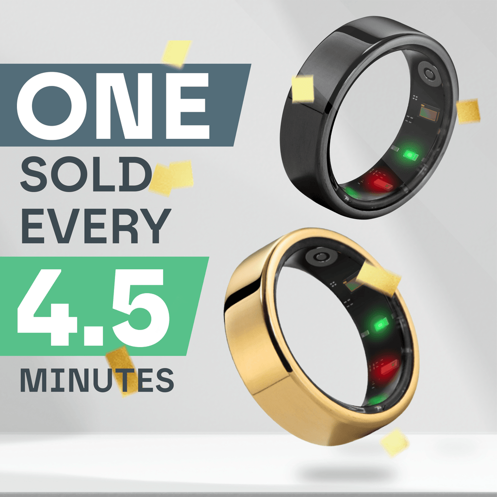 Snooze Therapy Smart Ring for Sleep Tracking & Health Monitoring