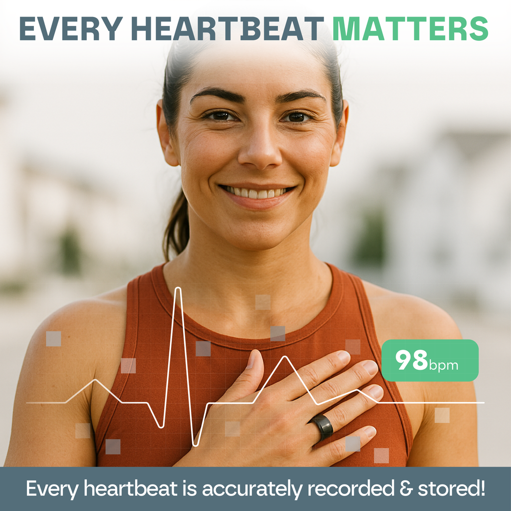 Snooze Therapy Smart Ring for Sleep Tracking & Health Monitoring