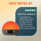 Smart Wake Up Alarm Clock Pro with Sunrise Simulation
