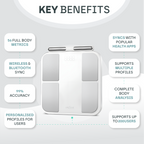 Snooze Therapy Smart Body Composition Scale for Weight and BMI Measurement
