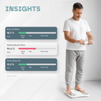 Snooze Therapy Smart Body Composition Scale for Weight and BMI Measurement