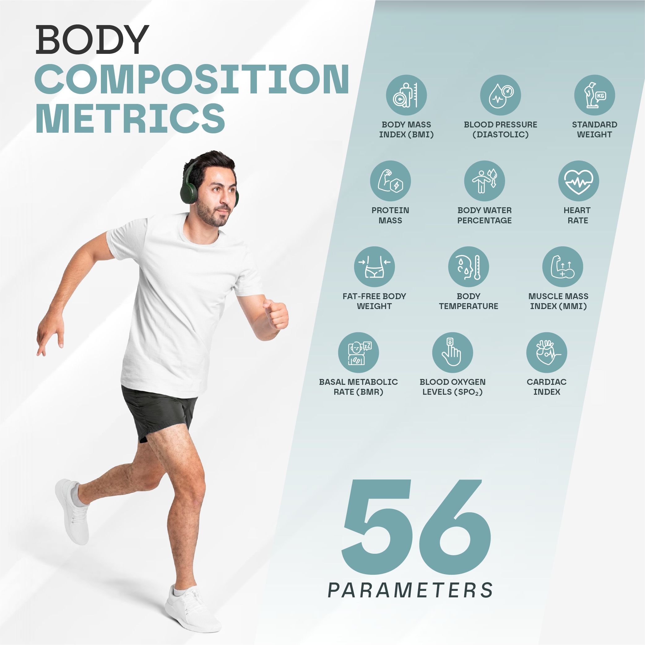 Snooze Therapy Smart Body Composition Scale for Weight and BMI Measurement