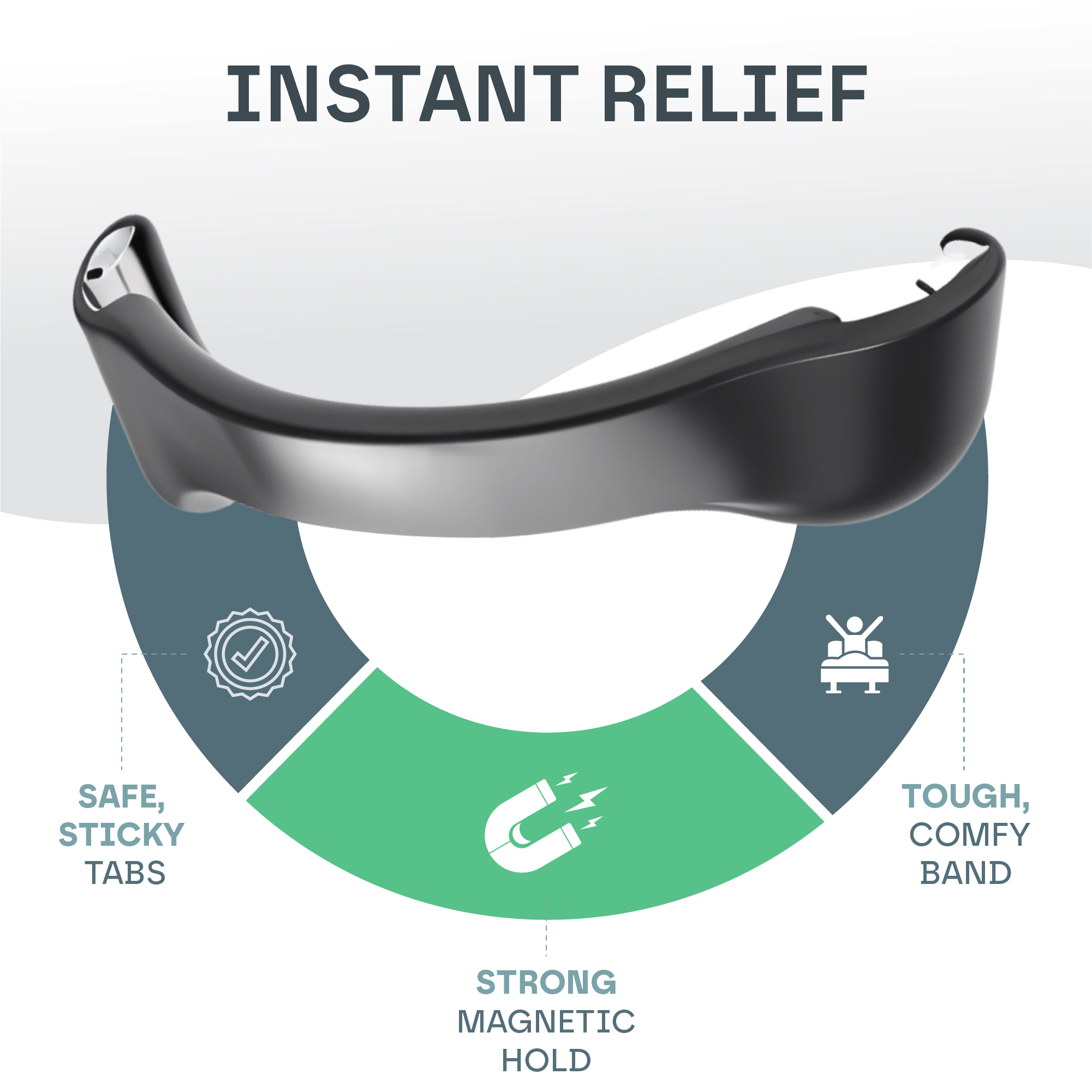 Magnetic Nasal Breathing Kit for Snoring & Sleep Support