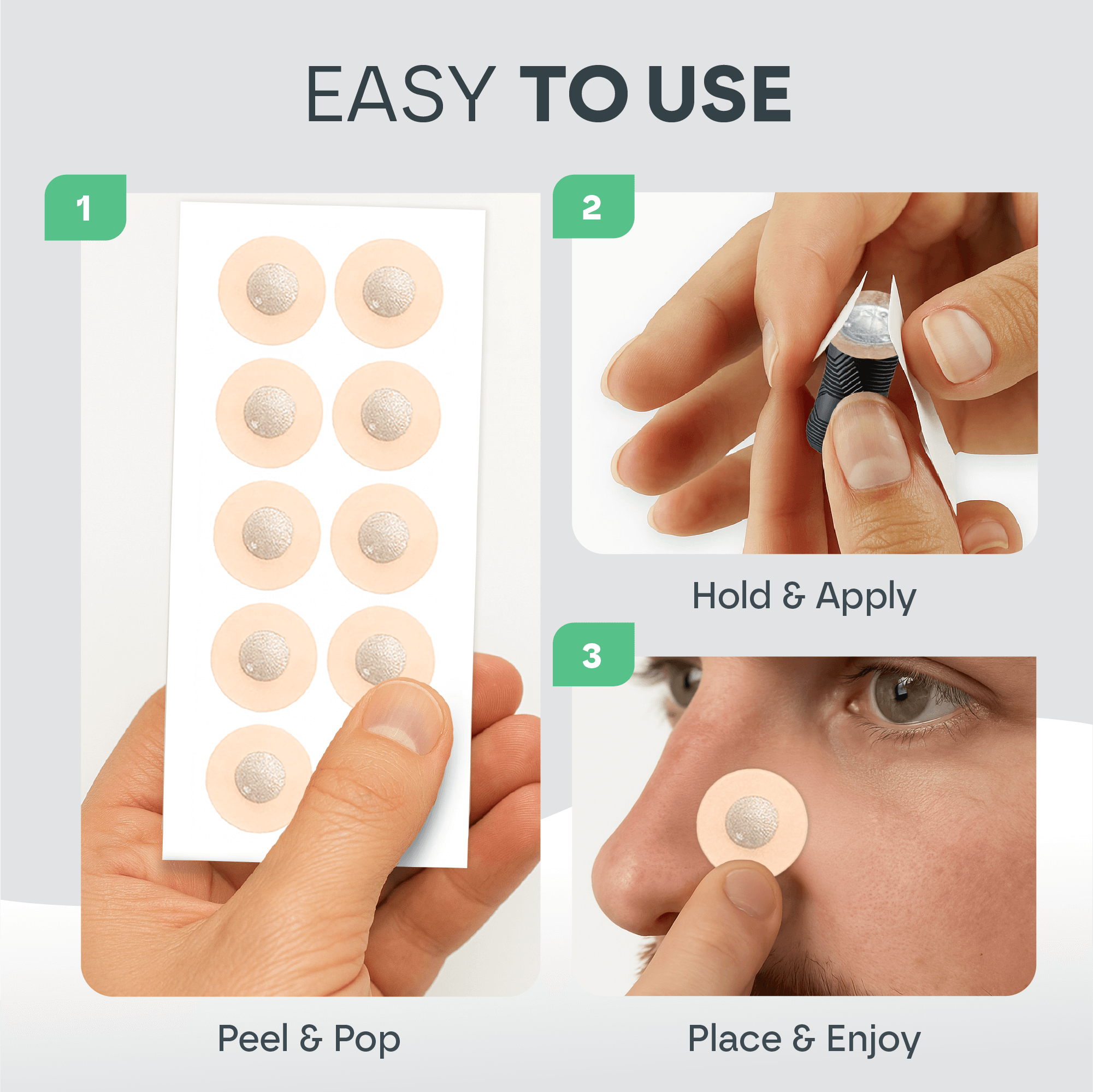 Magnetic Nasal Breathing Kit Refill Tapes for Better Sleep