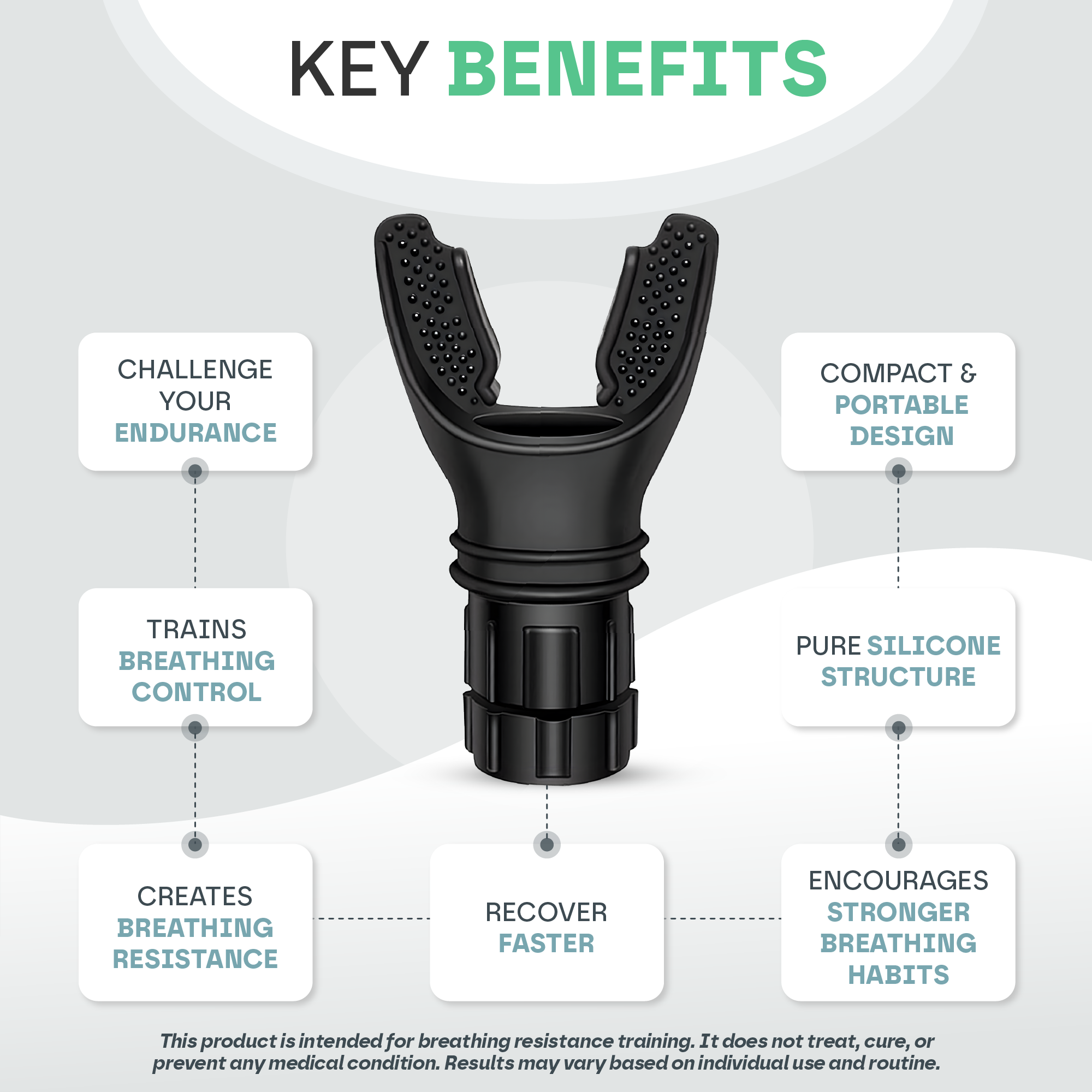 Advanced Lung Trainer Breathing Device (6 Modes)