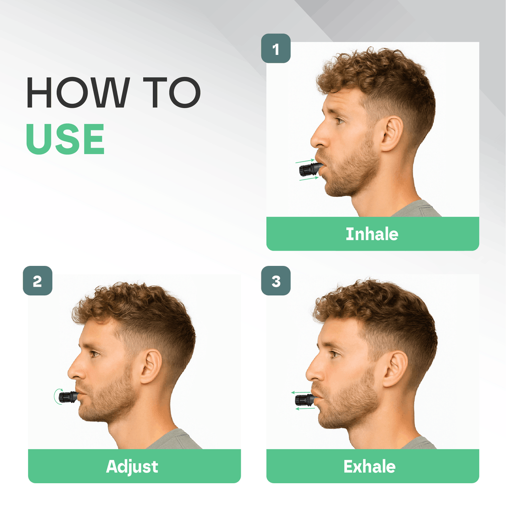 Advanced Lung Trainer Breathing Device (6 Modes)
