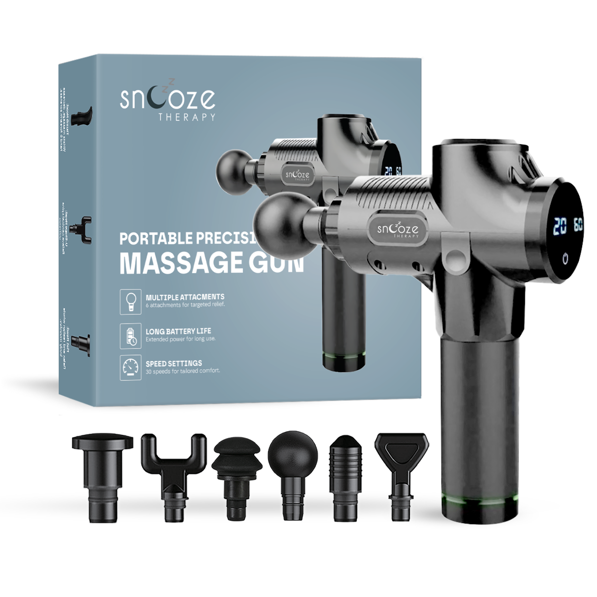 Massage Gun Pro with 30 Speed Levels for Deep Tissue Recovery