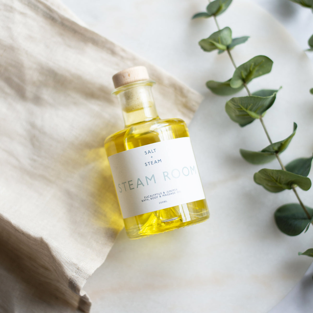 Salt + Steam | Eucalyptus & Juniper Steam Room Body Oil