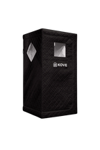 KOVE Portable Infrared Sauna Tent – 1 Person Home Infrared Sauna with Red Light Therapy