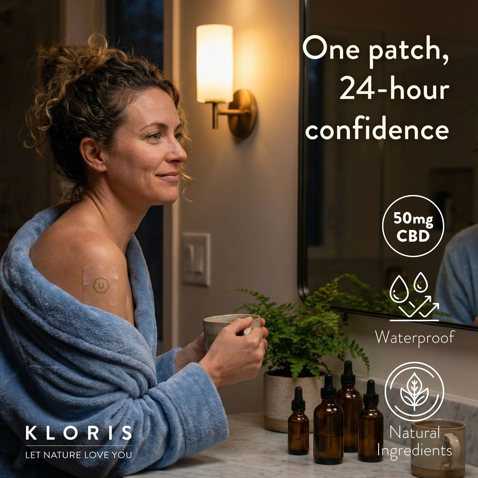 Kloris Ultra CBD Patches - 50mg CBD for Targeted Relief