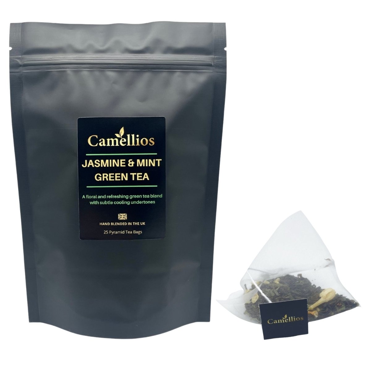 Camellios Jasmine & Mint Green Loose Leaf Tea