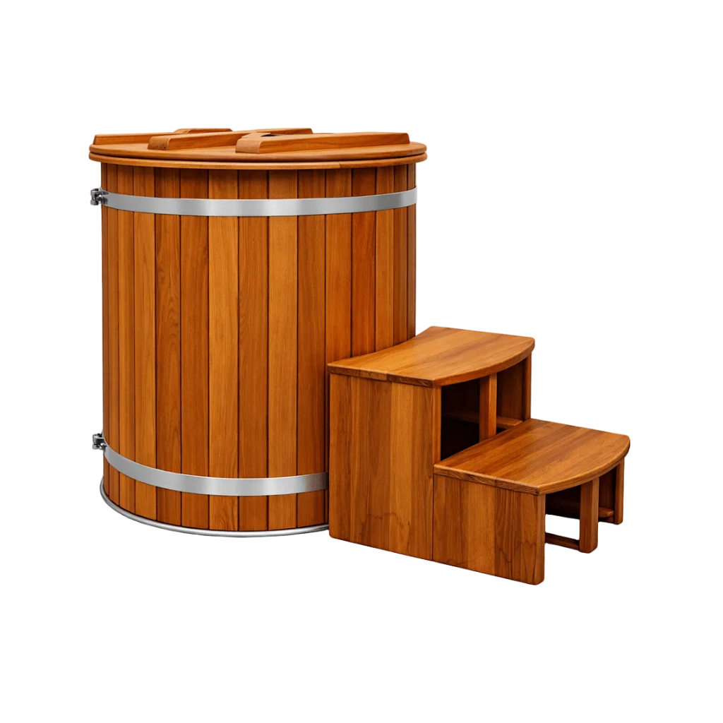 KOVE Cedar Ice Bath – Premium Upright Cold Plunge Tub