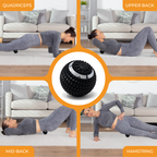 LyfeFocus Vibrating Massage Ball for Deep Tissue Recovery – Black
