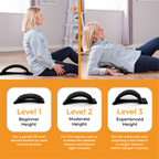 LyfeFocus Heated Back Stretcher for Lower Back Pain Relief