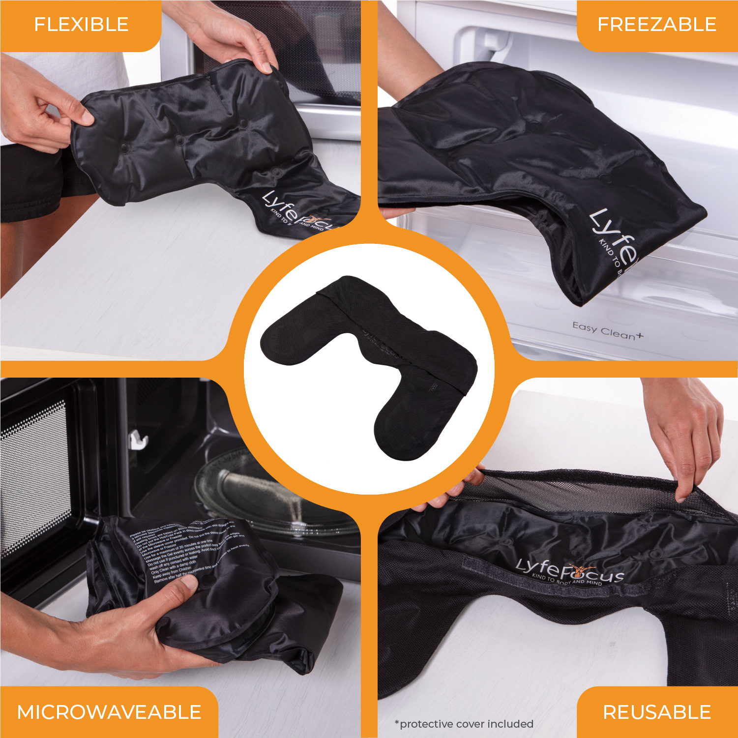 LyfeFocus Hot & Cold Neck and Shoulder Therapy Pack