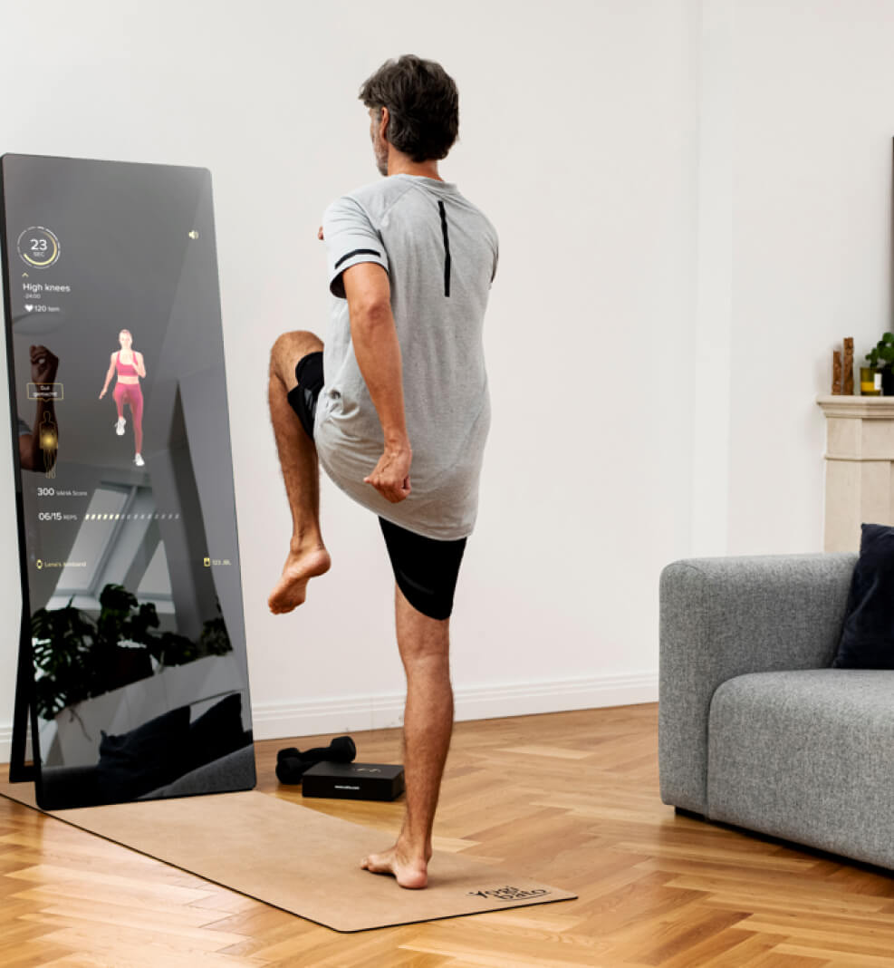 VAHA Smart Fitness Mirror – Interactive Home Gym System