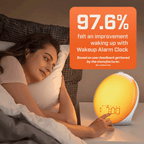 Snooze Therapy Smart Wake Up Alarm Clock with Sunrise Sleep Technology