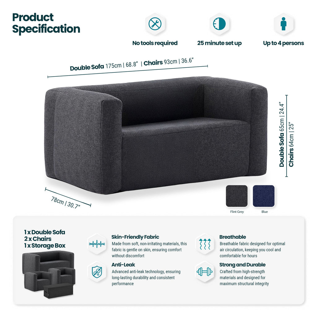 Inflatable Outdoor Furniture Set - WaveGlobal